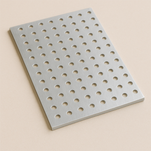 Алюминиевый перфорированный лист Qg 5х8х1 мм А5 в наличии в Рязани