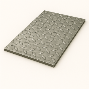 Лист стальной рифленый 4х1500х6000 мм чечевица Ст3сп в наличии в Рязани