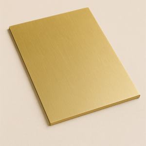 Латунный лист холоднокатаный 8 мм Л85 ГОСТ 2208-2007 в наличии в Рязани