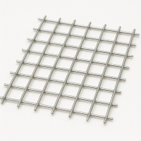 Нержавеющая сварная сетка 20х40х3 мм 12X18H9