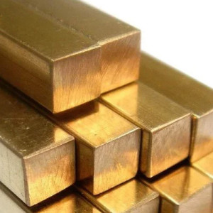 Латунный квадрат прессованный 10х10 мм ЛС59-1В ГОСТ 2060-2006 в наличии в Рязани