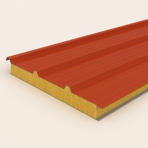 Кровельная сэндвич-панель МВ 120х1000(1000) мм графитовый серый в наличии в Рязани