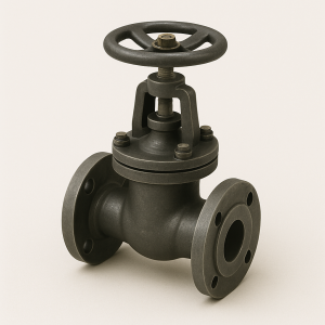 Задвижка чугунная фланцевая ДУ 50 РУ 10 30ч6бр в наличии в Рязани