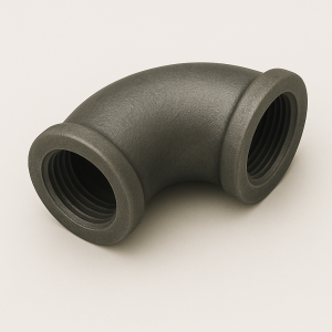 Чугунный отвод 400 мм 45° фланцевый в наличии в Рязани