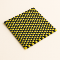 Угле-арамидная ткань 350 г/м2 twill/саржа 1,25 м